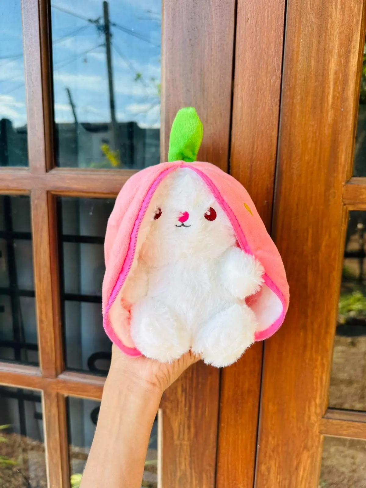 Strawberry bunny toy